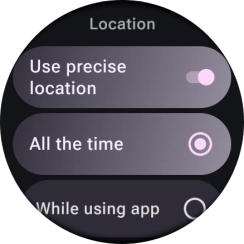 Follow the instructions on the screen to select the required settings and turn the function on or off.