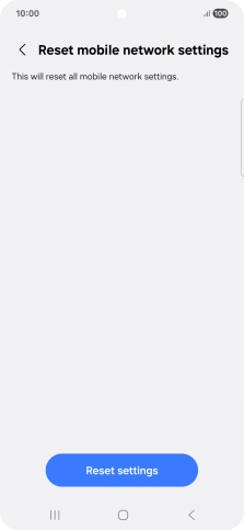 Press Reset settings.