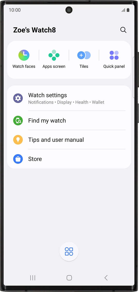 On your phone: Press Find My Watch.