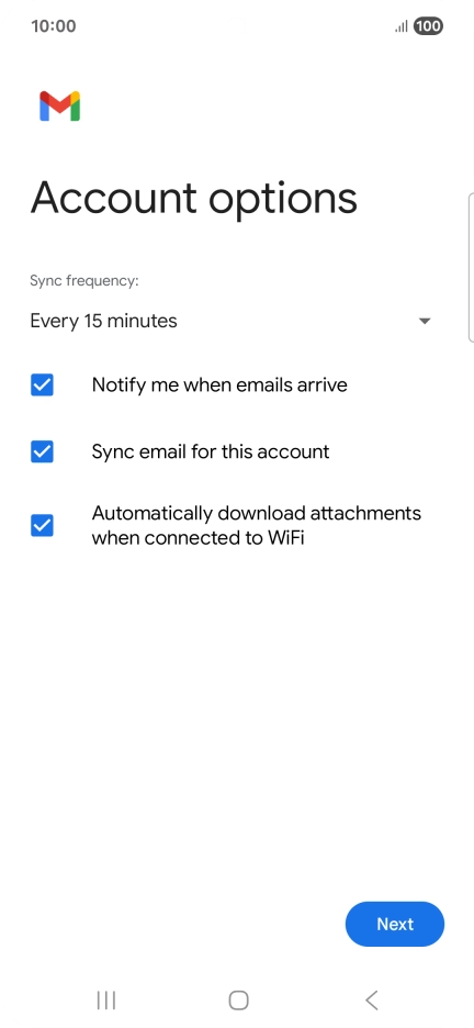 Press the drop down list below 