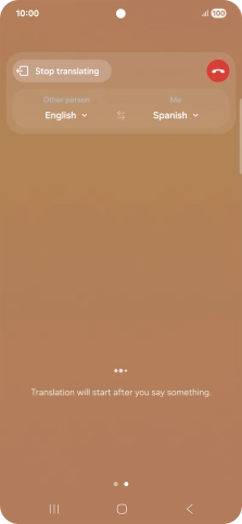 Follow the instructions on the screen to select the required language settings and use the function.