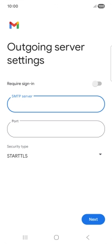 Press the field below 