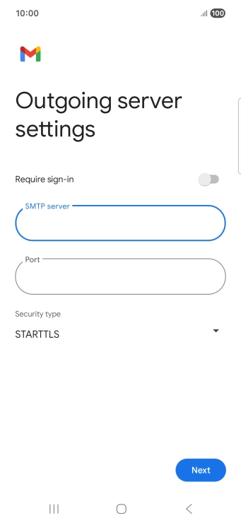 Press the field below 