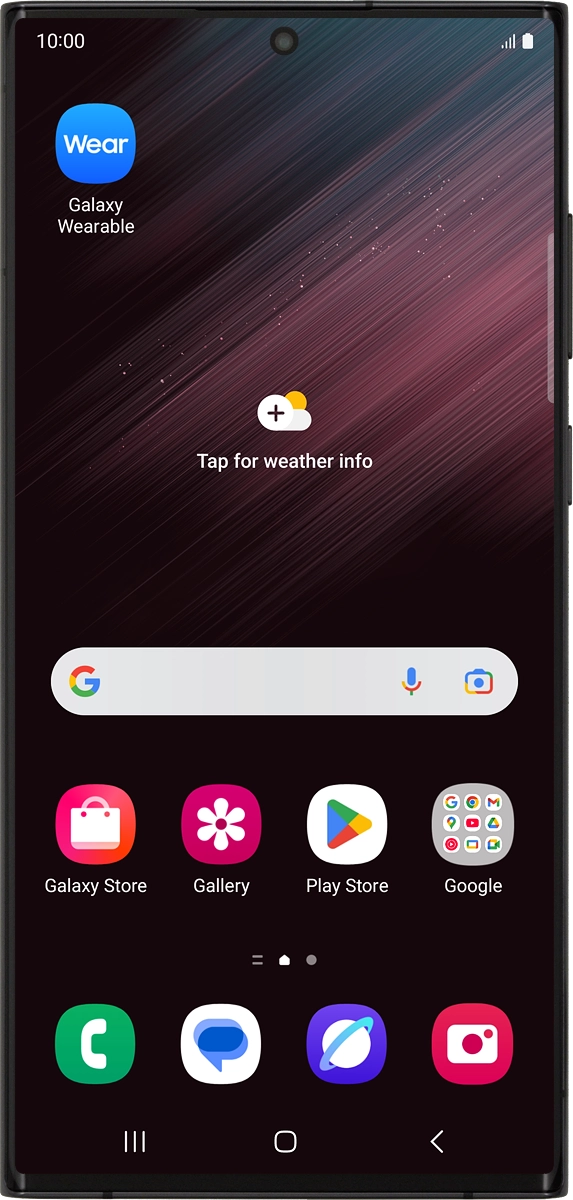 On your phone: Press Galaxy Wearable.