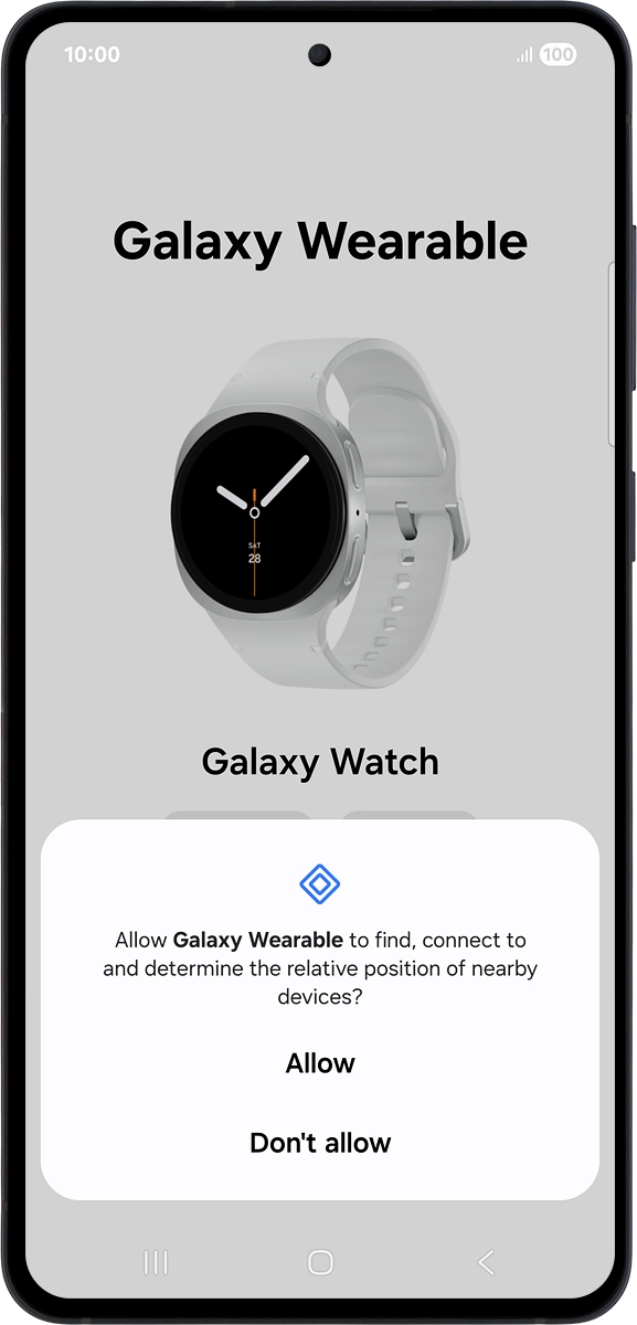 On your phone: Press Allow.
