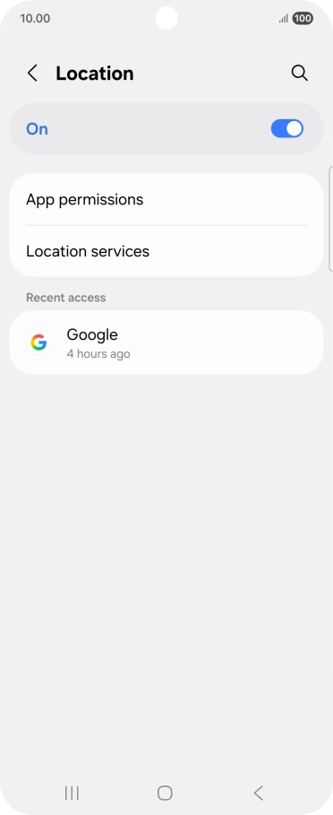 Press App permissions.