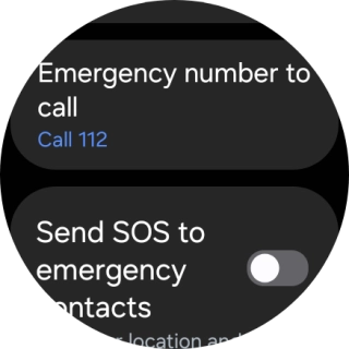 Press Emergency number to call.