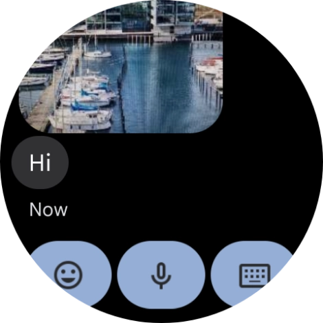 Press the microphone icon.