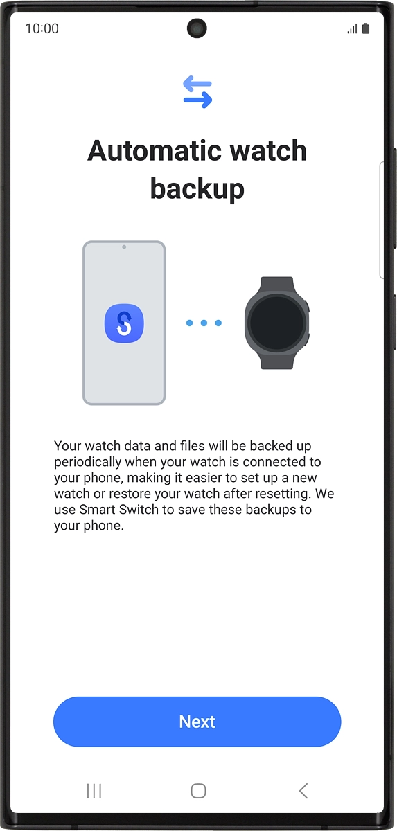On your phone: Press Next.