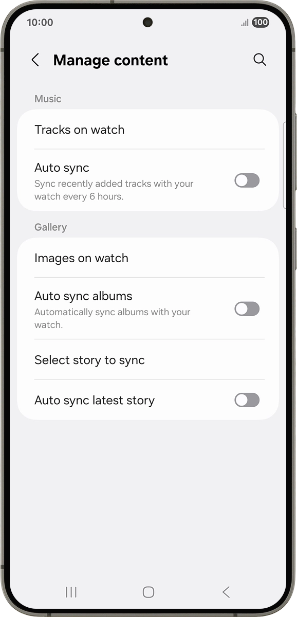 On your phone: Press Tracks on watch.