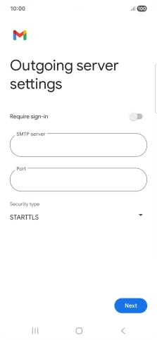 Press the field below 