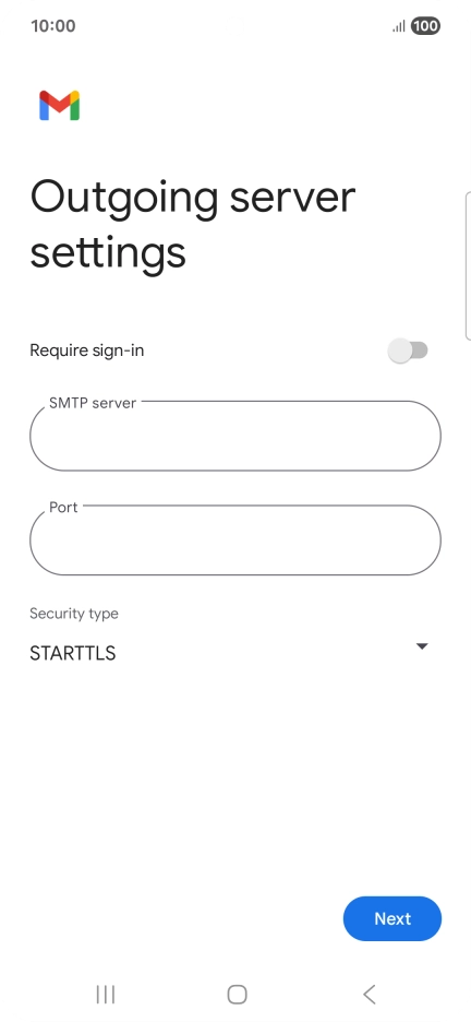 Press the field below 
