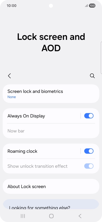 Press the Home key to return to the home screen.