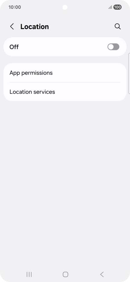 Press the indicator to turn the function on or off.