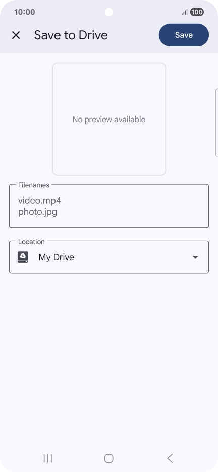 Press the field below 