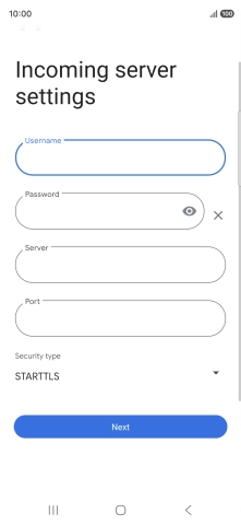 Press the field below 