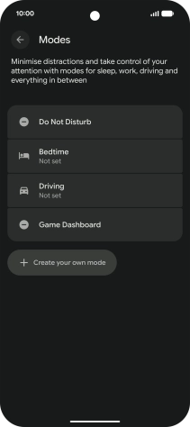 Press Do Not Disturb.