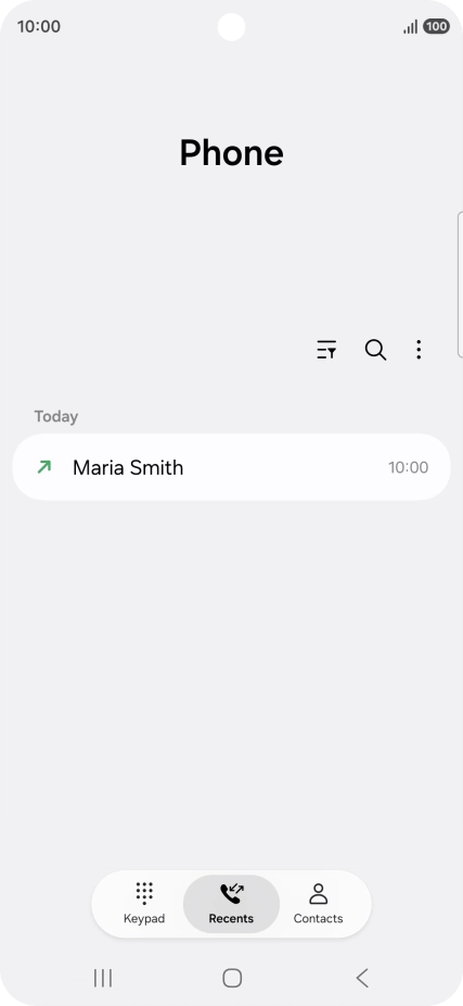 Press the required number.