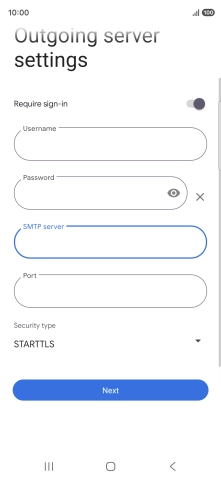 Press the field below 