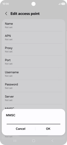 Key in http://pxt.vodafone.net.au/pxtsend and press OK.