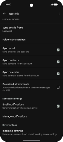 Press the field next to 