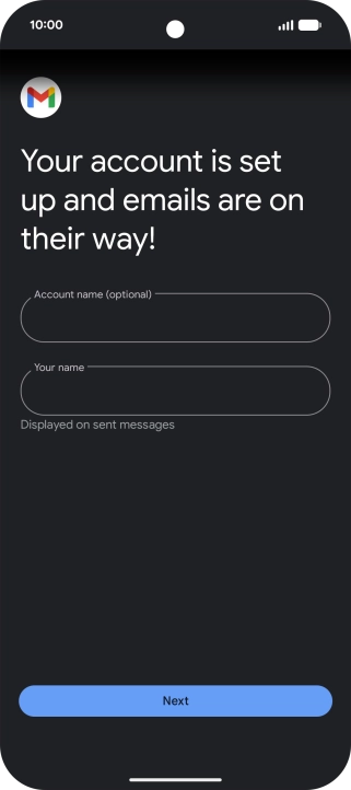 Press the field below 