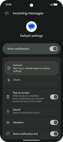 Press Sound and go to the required folder.