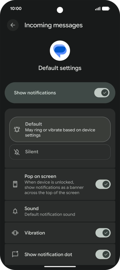 Press Sound and go to the required folder.
