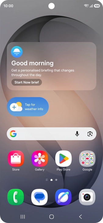 The Wi-Fi icon shows that your phone is connected to a Wi-Fi network.