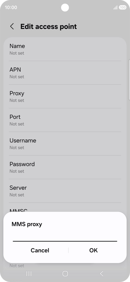 Key in 10.202.002.060 and press OK.