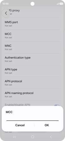 Key in 505 and press OK.