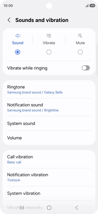 Press Ringtone.