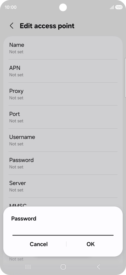 Key in wap and press OK.