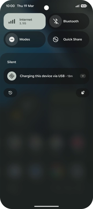 Press the drop down list.