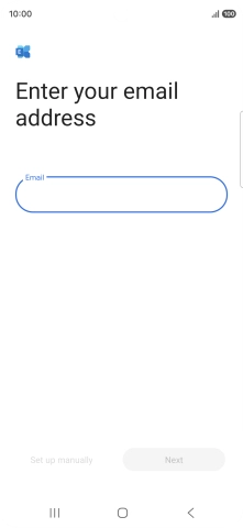 Press the field below 