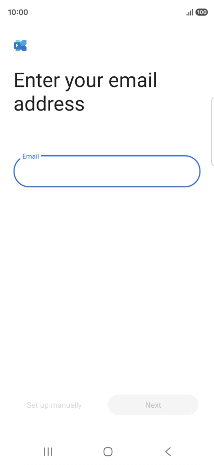 Press the field below 