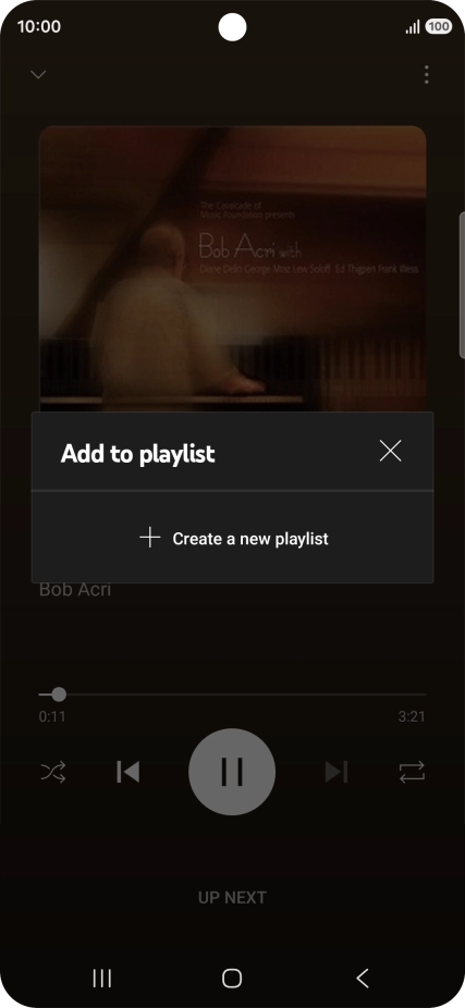 Press Create a new playlist.