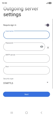 Press the field below 