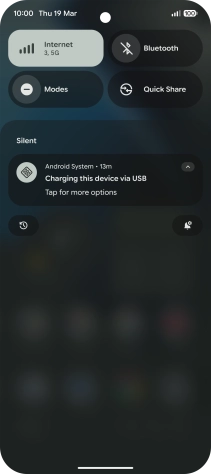 Press Tap for more options.