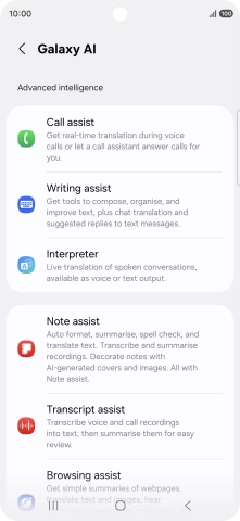 More examples of Galaxy AI usage are now displayed.