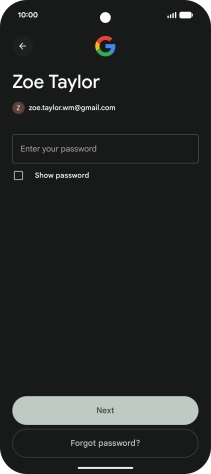Press the field below 