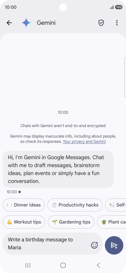 Write or say in your own words which topic you would like to use.