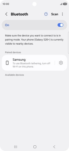 Press the Home key to return to the home screen.