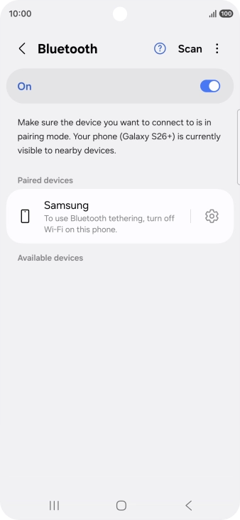 Press the Home key to return to the home screen.
