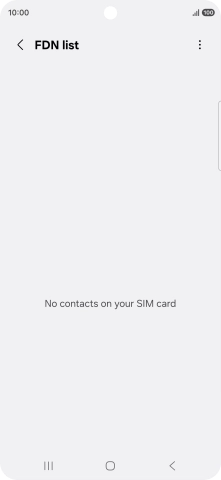 Press the menu icon.