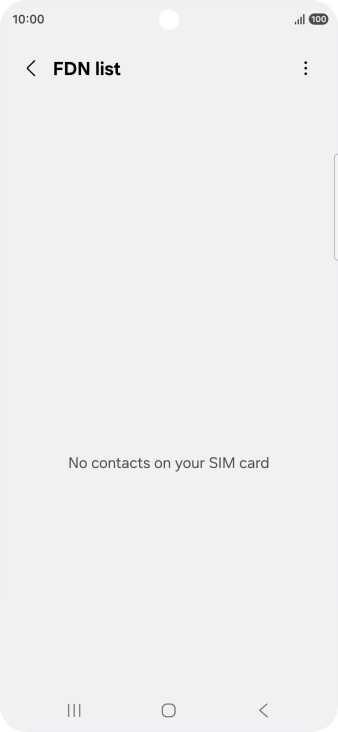 Press the menu icon.
