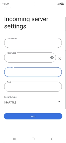 Press the field below 