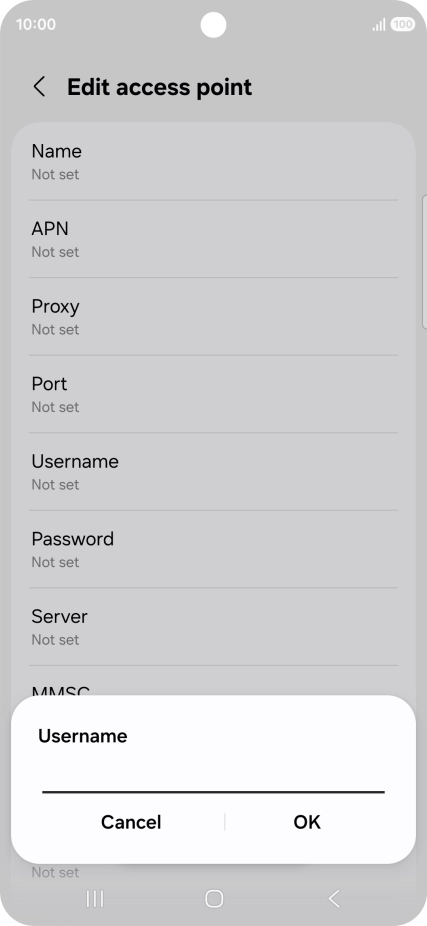 Key in wap and press OK.
