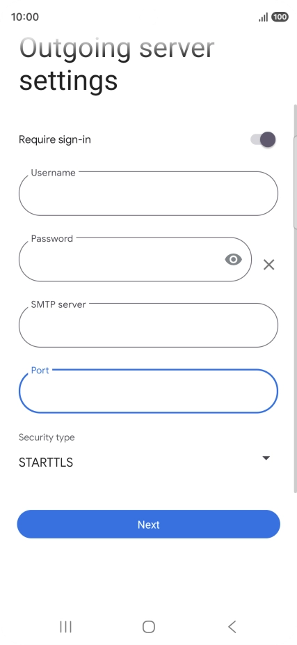 Press the drop down list below 