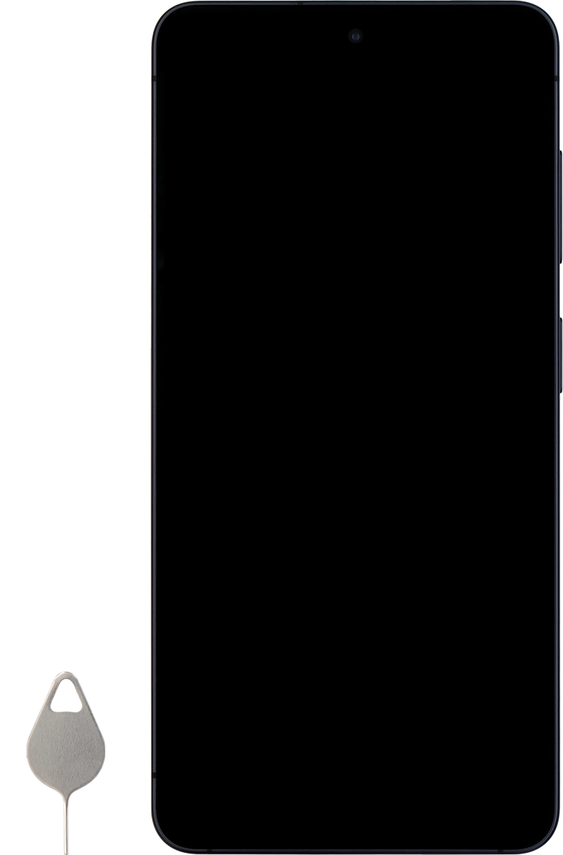 Find the opener for the SIM holder.